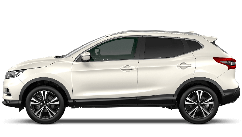 Storm White Nissan Qashqai