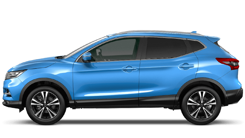 Vivid Blue Nissan Qashqai
