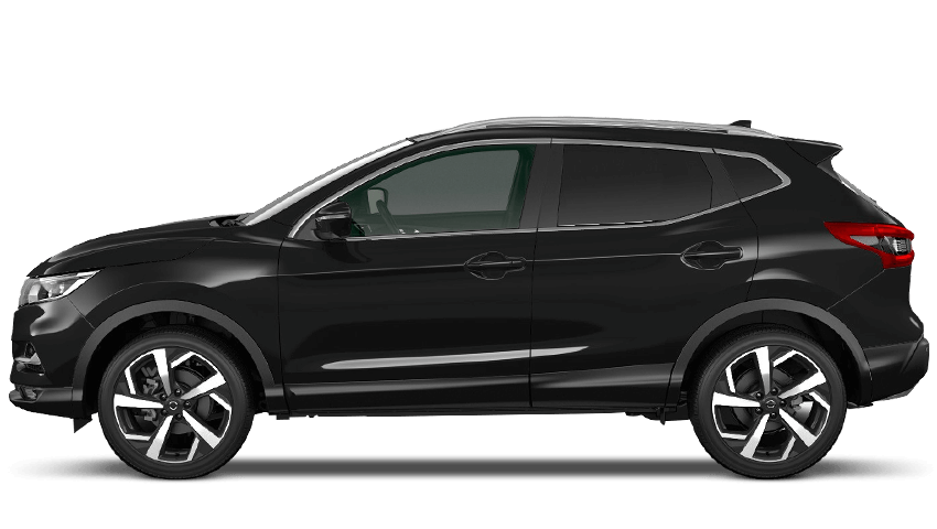 Pearl Black Nissan Qashqai