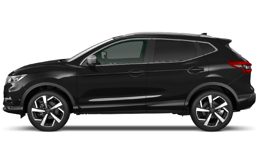 Pearl Black Nissan Qashqai