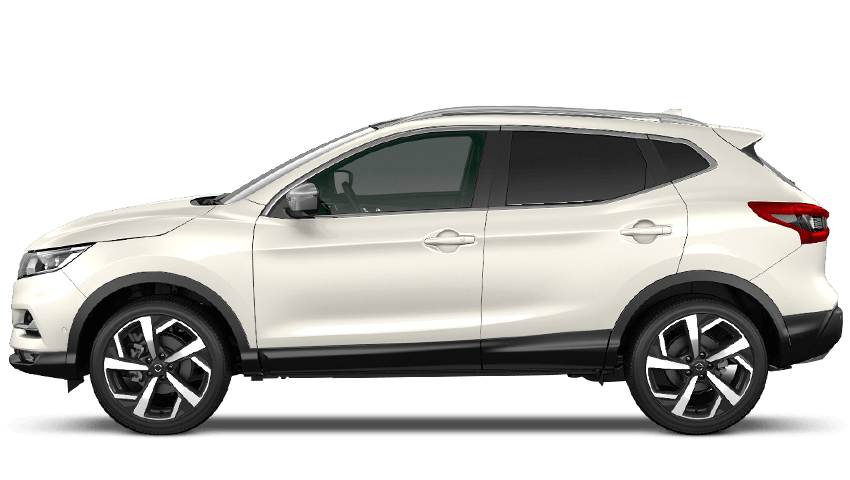 Storm White Nissan Qashqai