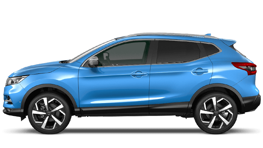 Vivid Blue Nissan Qashqai