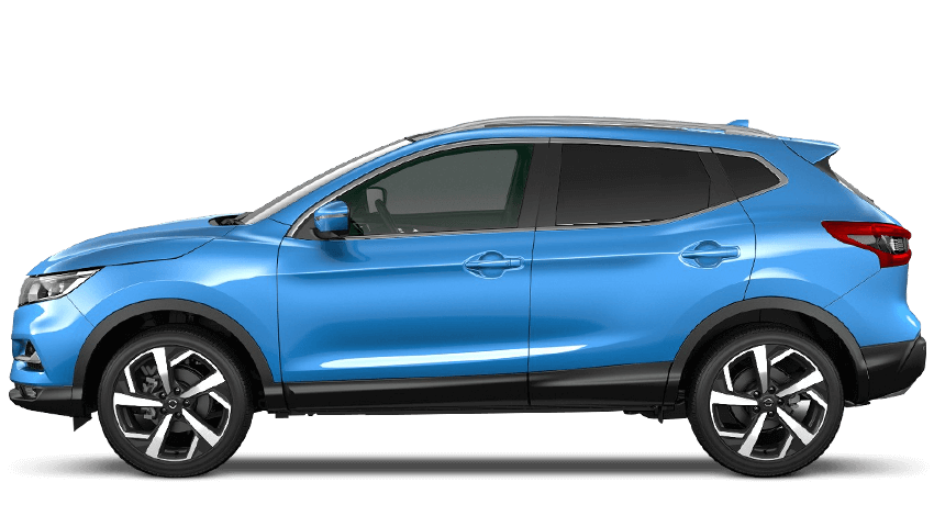 Vivid Blue Nissan Qashqai