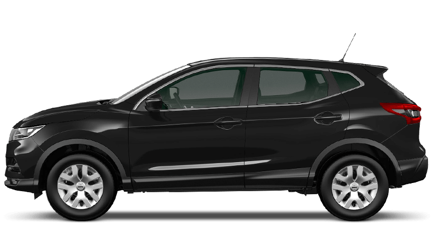 Pearl Black Nissan Qashqai