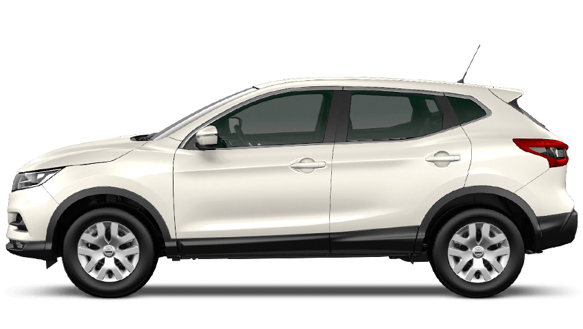 Storm White Nissan Qashqai