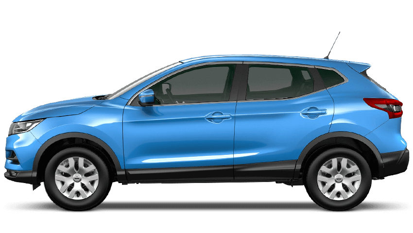 Vivid Blue Nissan Qashqai
