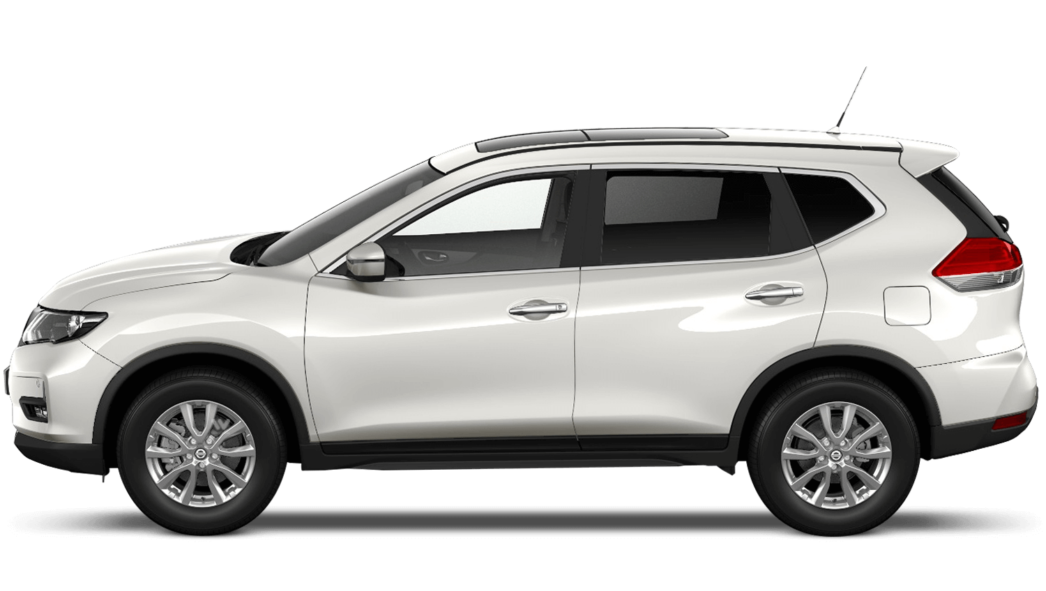Storm White Nissan X Trail