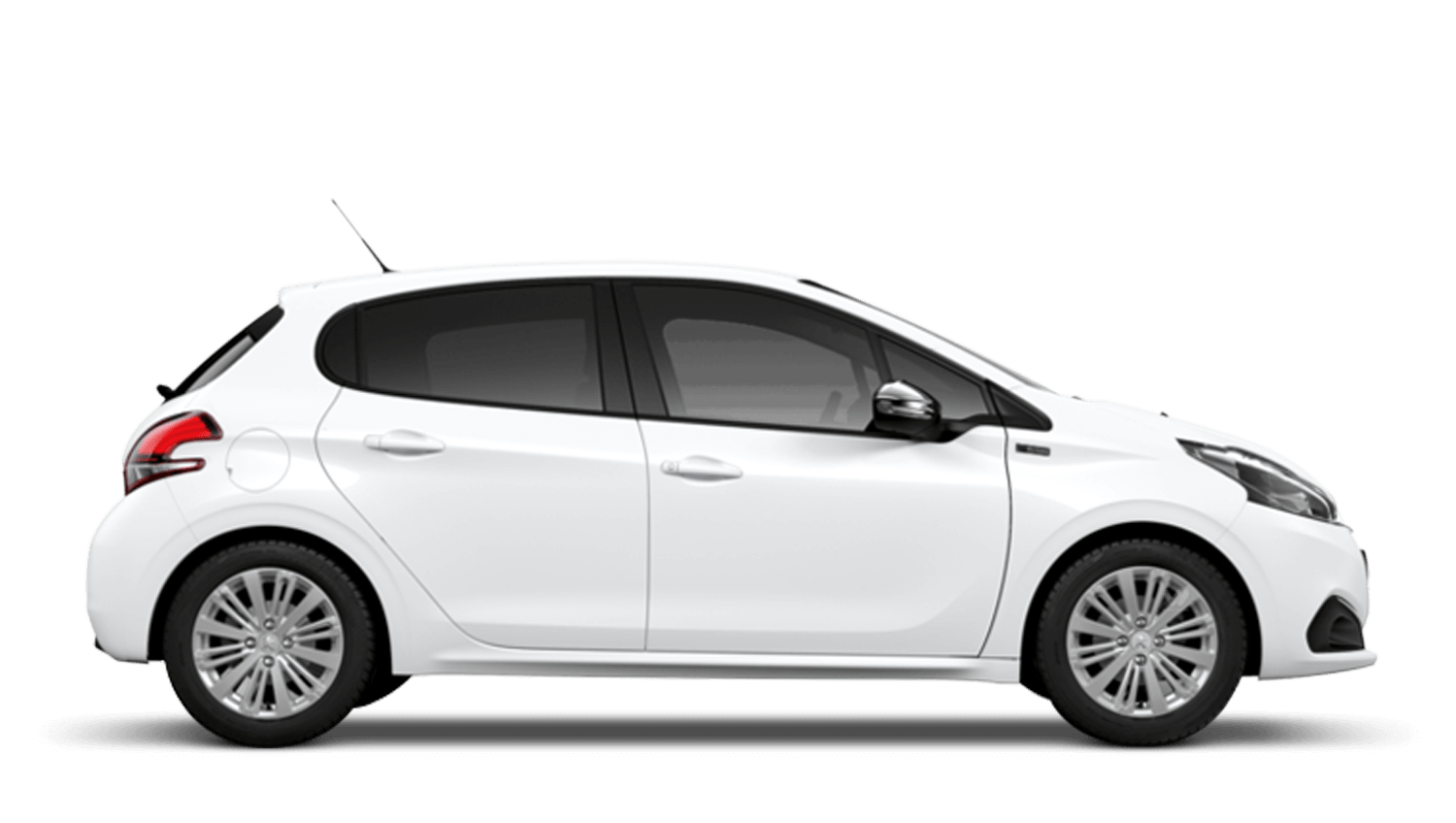 Bianca White Peugeot 208