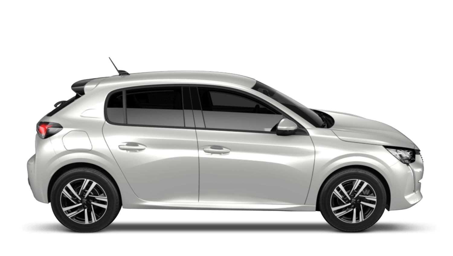 Pearlescent White Peugeot 208
