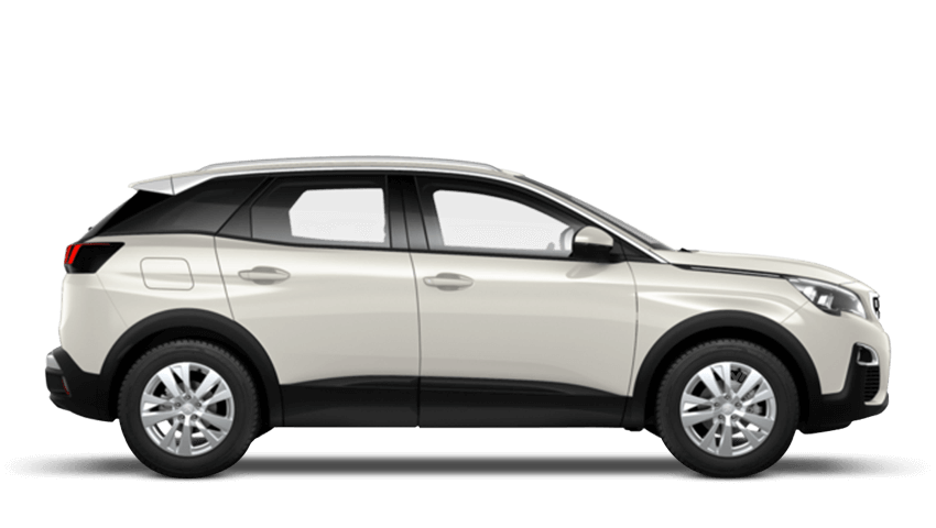 Pearlescent White Peugeot 3008 SUV