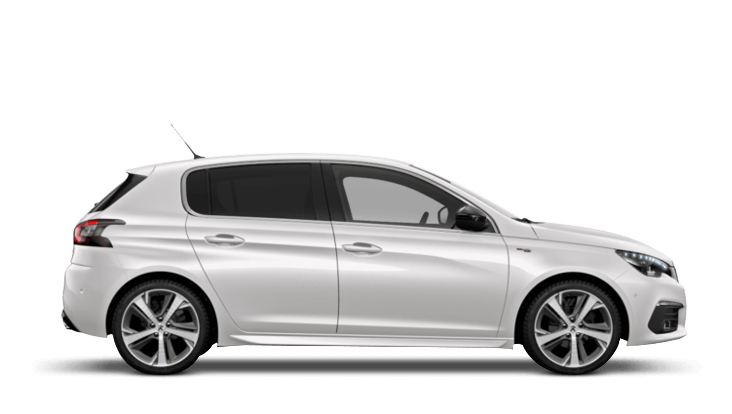 Pearlescent White Peugeot 308