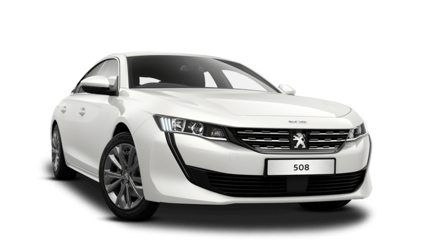 Bianca White Peugeot 508 Fastback