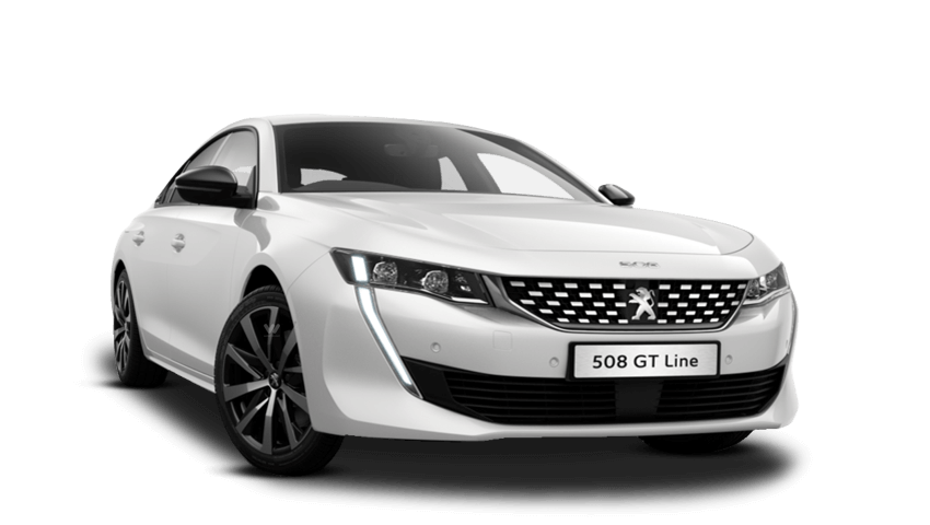 Pearlescent White Peugeot 508 Fastback