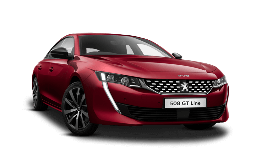 Ultimate Red Peugeot 508 Fastback