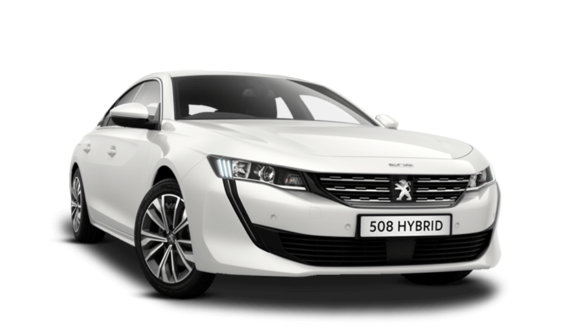 Bianca White Peugeot 508 Hybrid