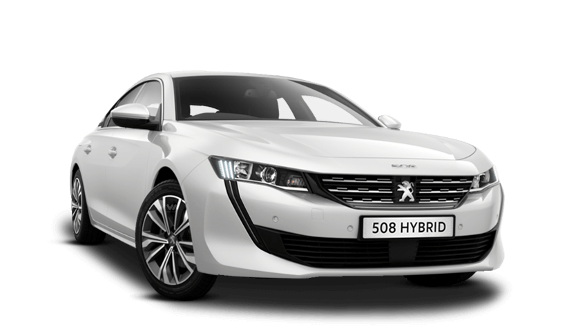 Pearlescent White Peugeot 508 Hybrid
