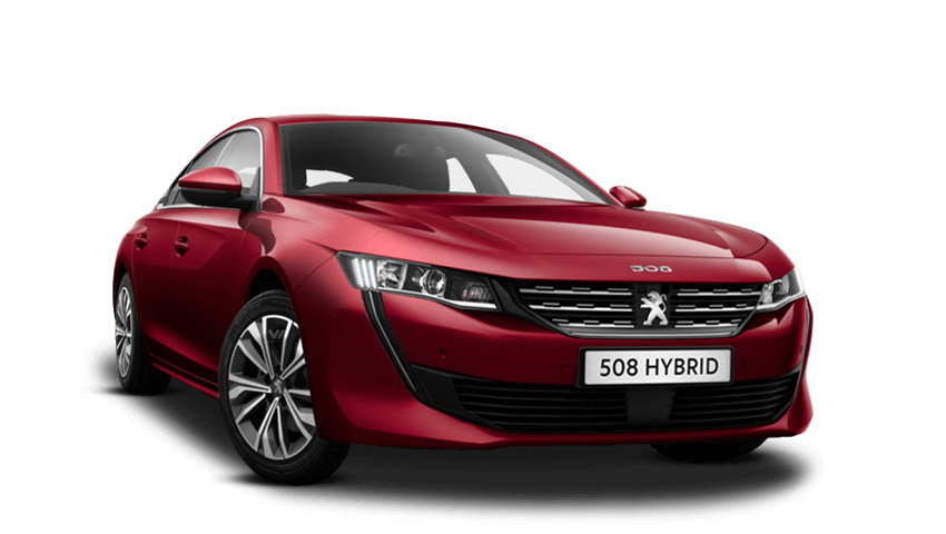 Ultimate Red Peugeot 508 Hybrid