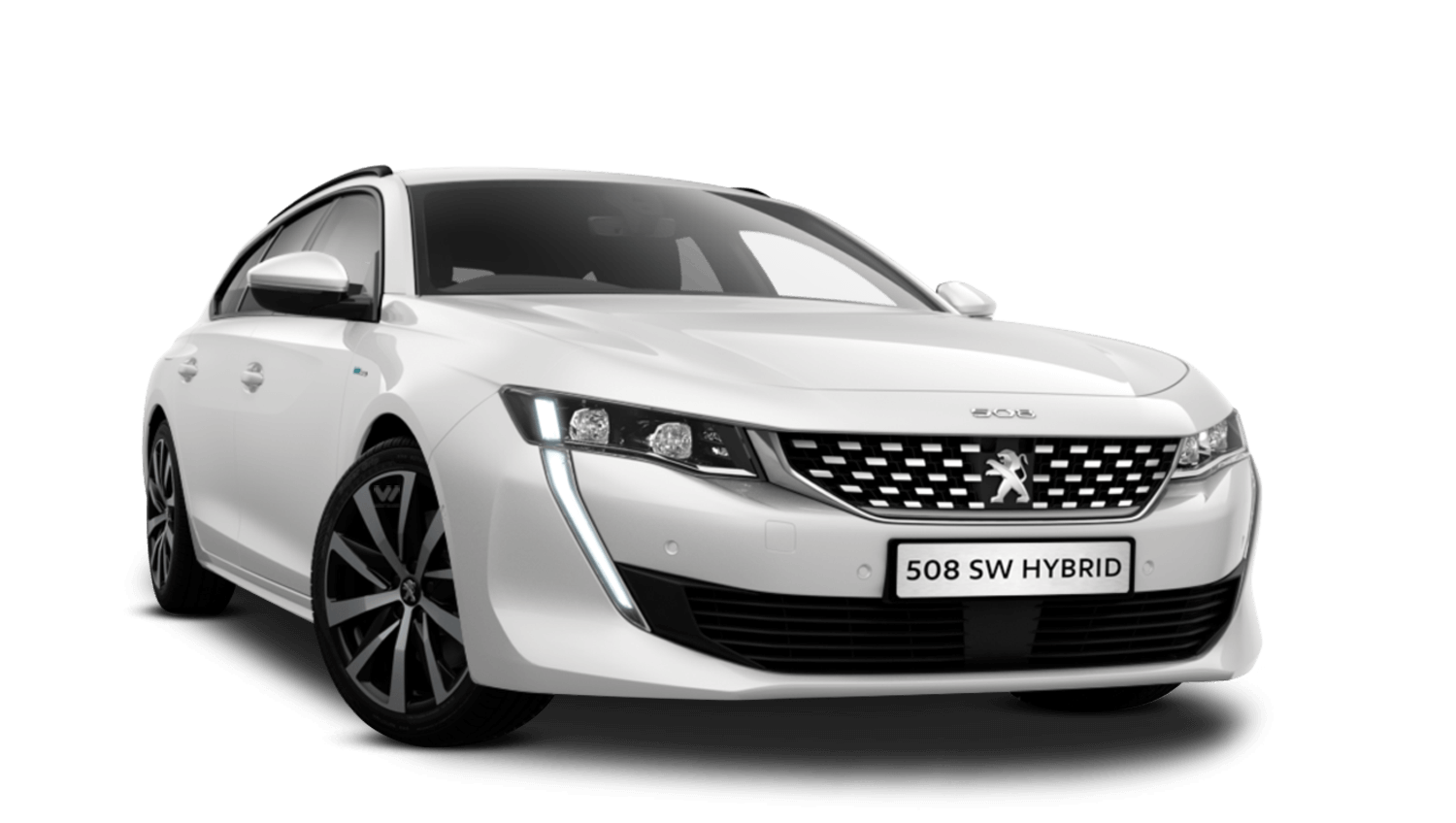 Pearlescent White Peugeot 508 Sw Hybrid
