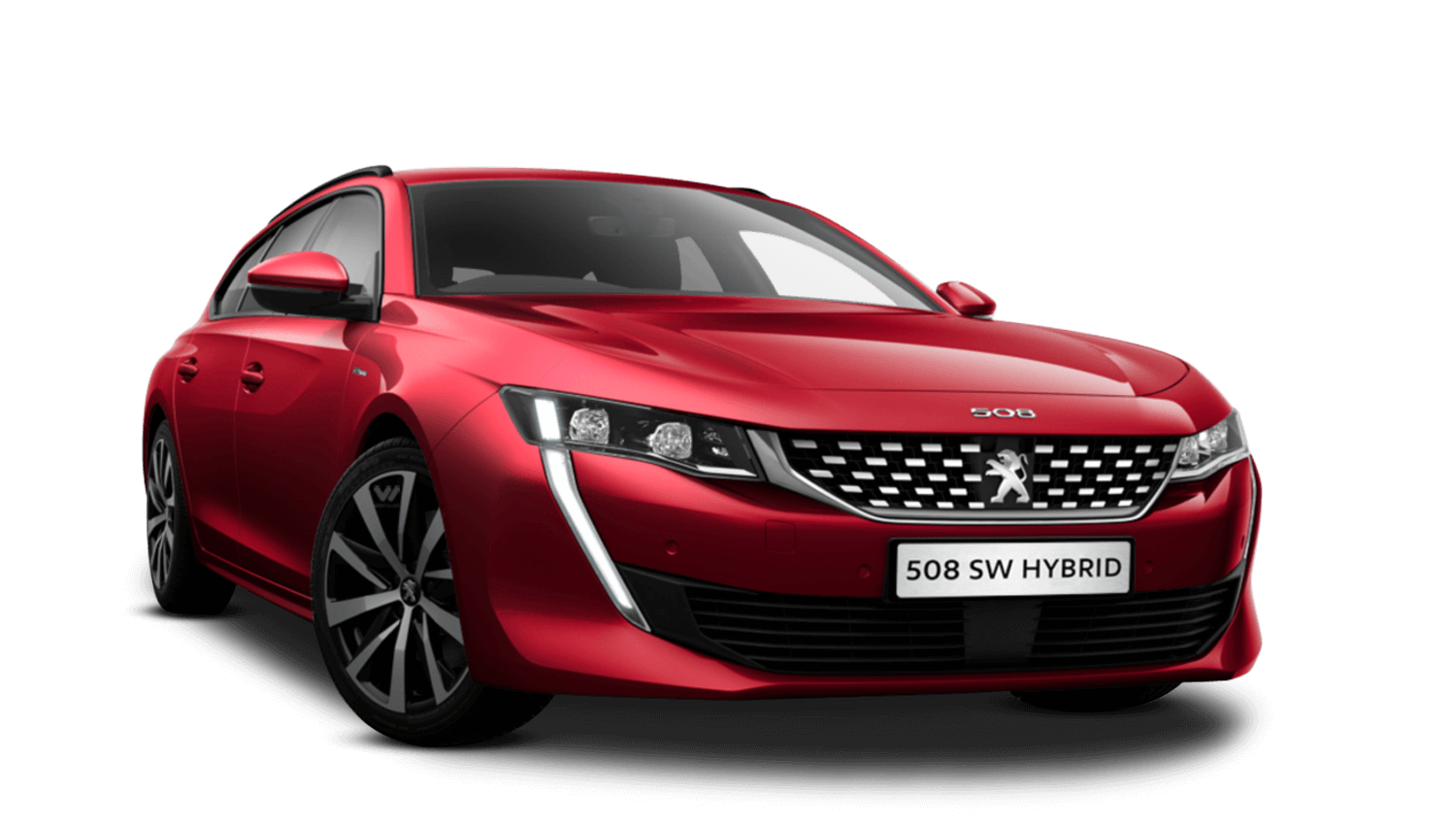Ultimate Red Peugeot 508 Sw Hybrid