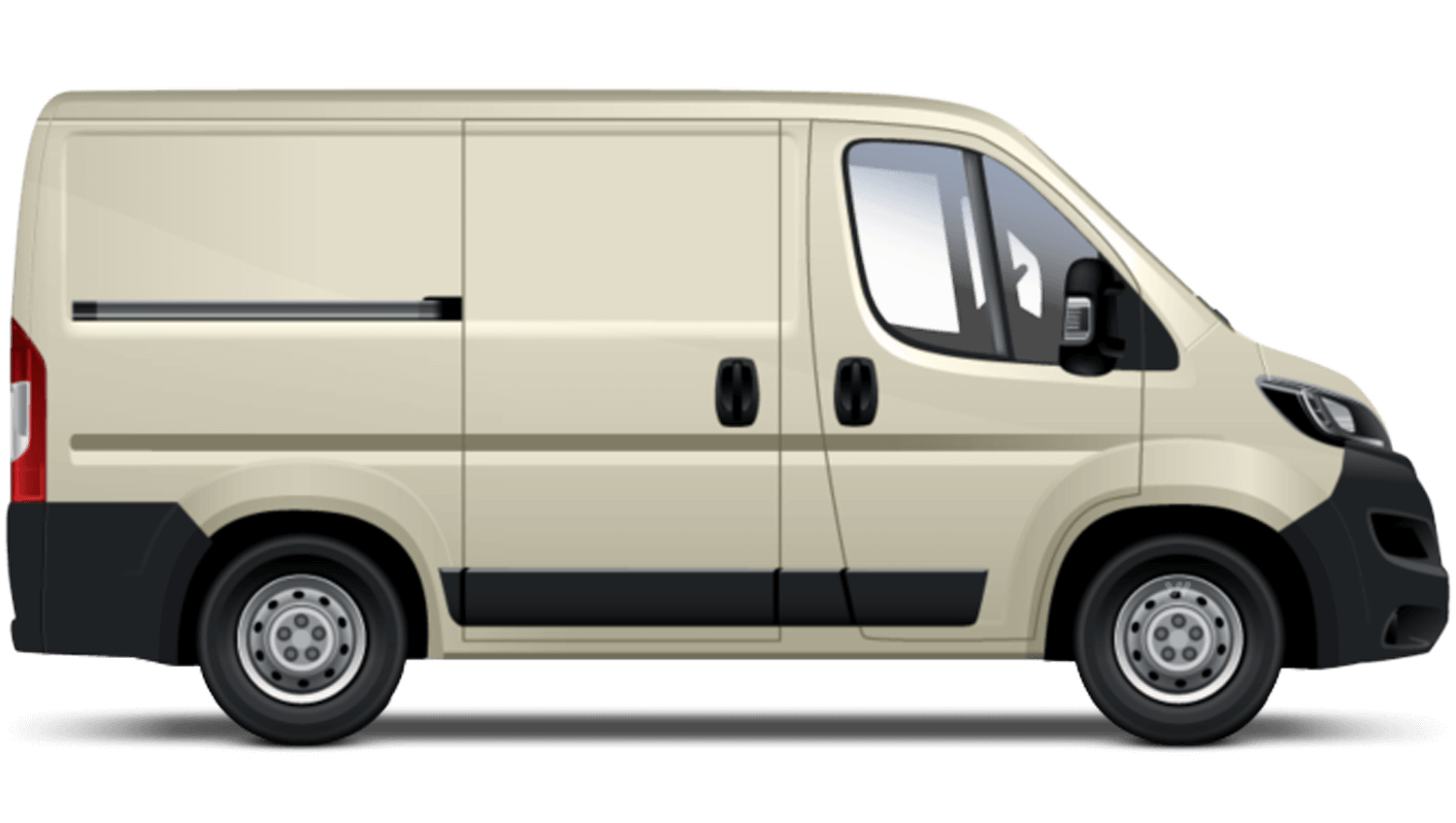 Golden White Peugeot Boxer