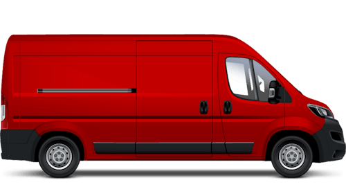 Volcano Red Peugeot Boxer