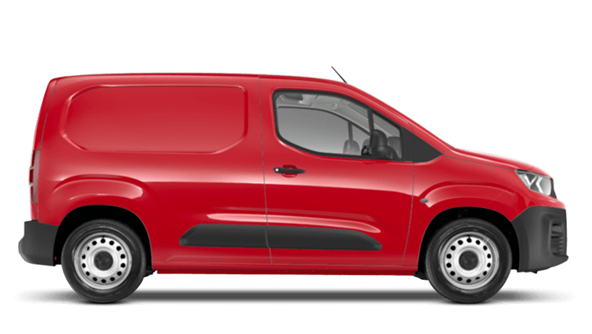 Ardent Red Peugeot Partner
