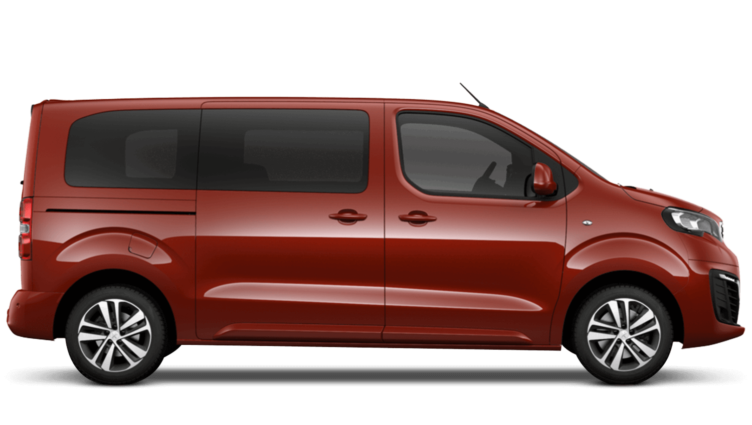 Amber Red Peugeot Traveller