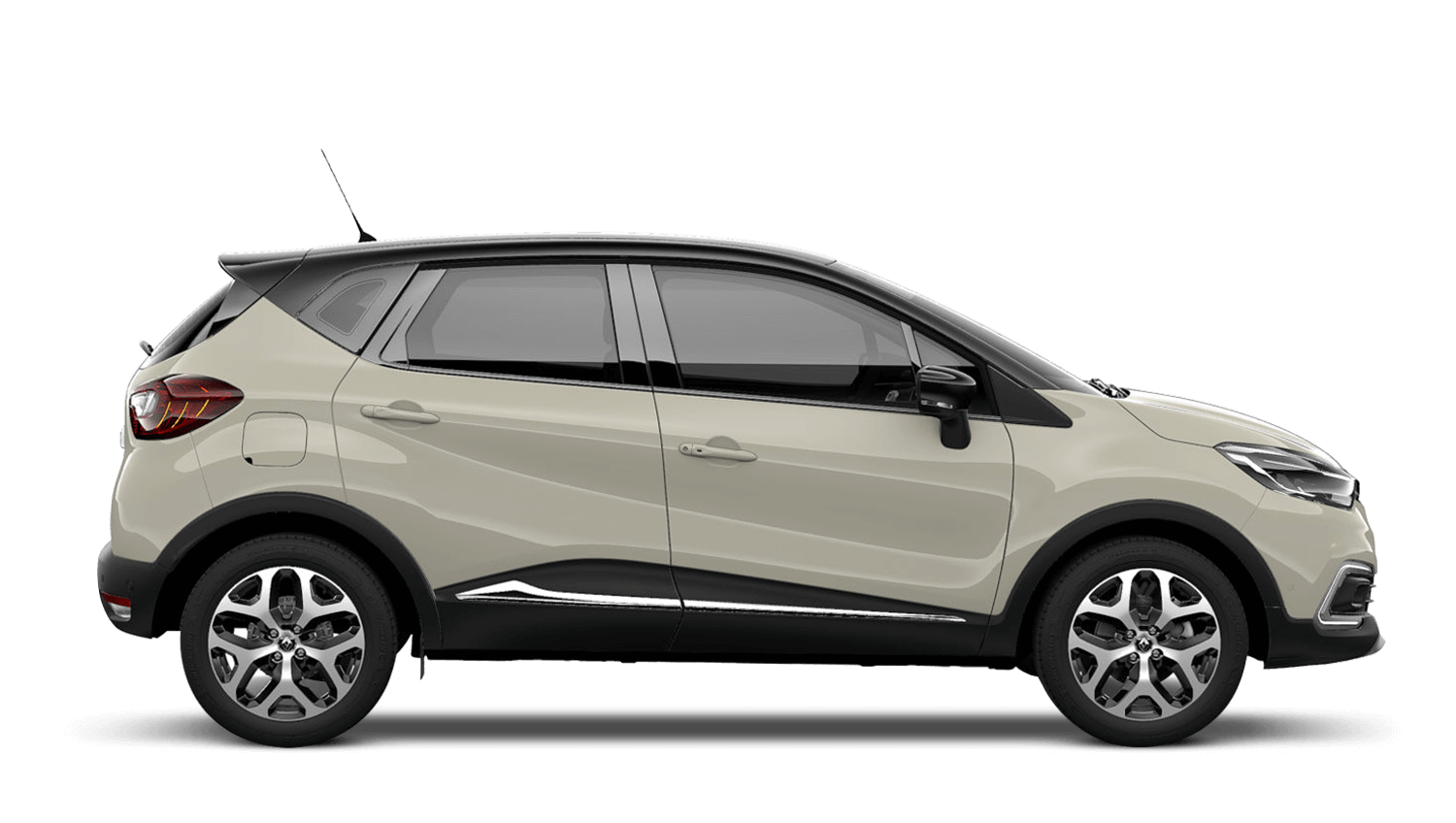 Ivory with Diamond Black roof Renault CAPTUR