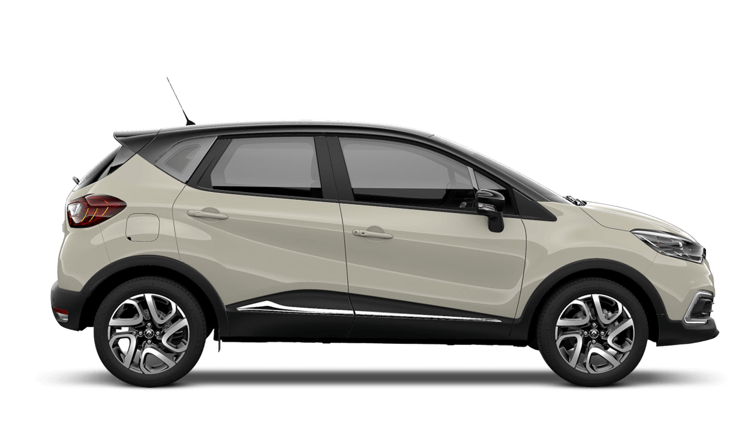 Ivory with Diamond Black roof Renault CAPTUR