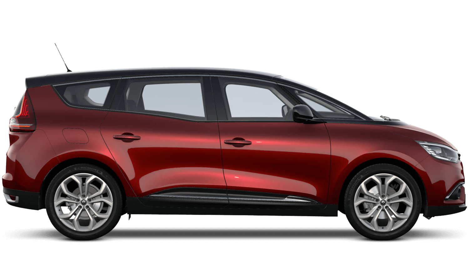 Carmin Red with Diamond Black roof Renault Grand SCENIC