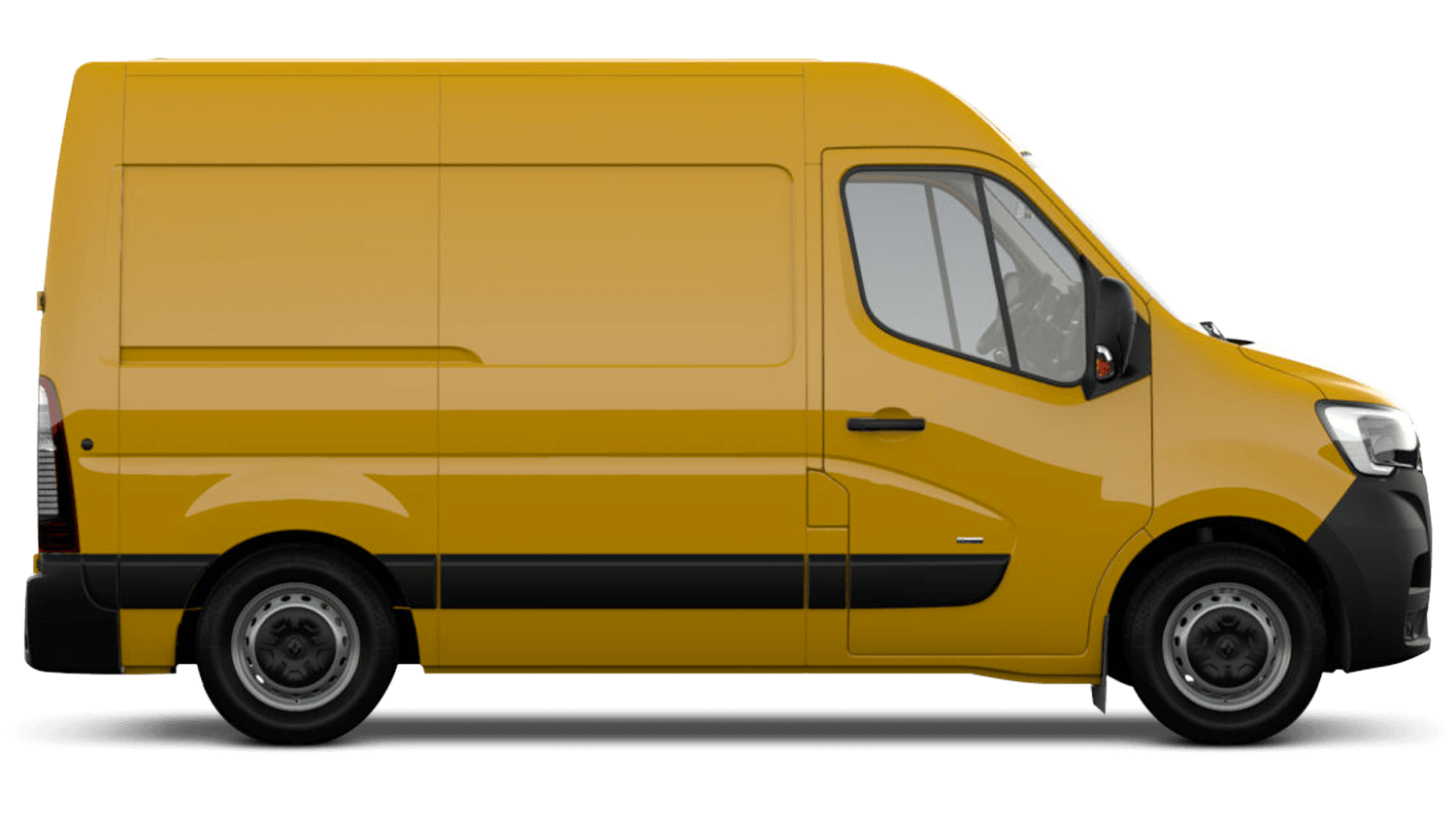 Lemon Yellow Renault Master E Tech