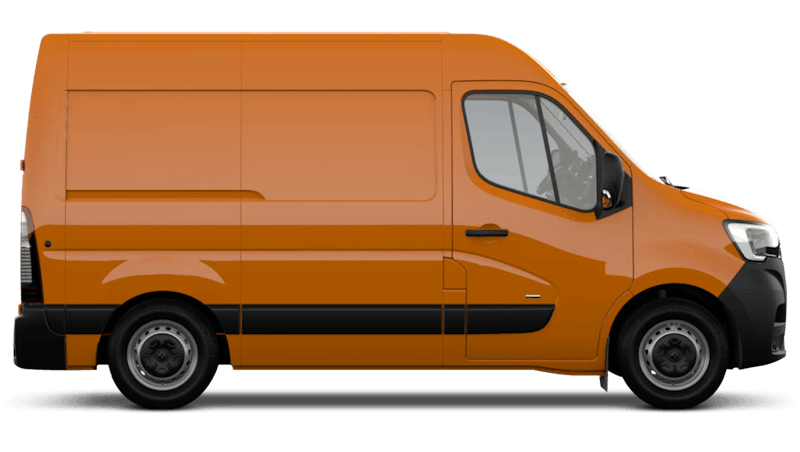 Orange Renault Master E TECH