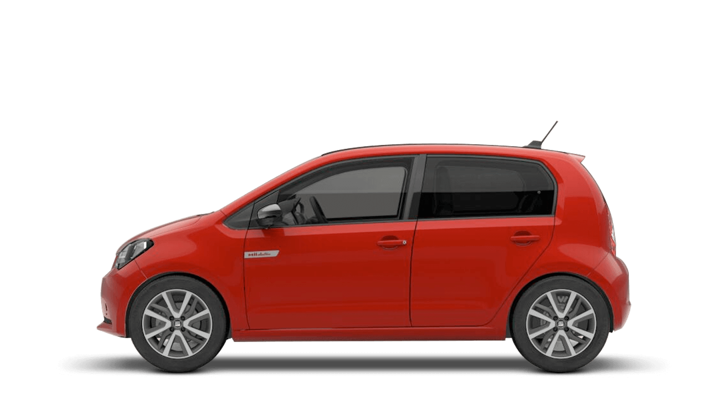 Tornado Red with Deep Black Roof (Solid) SEAT Mii Electric