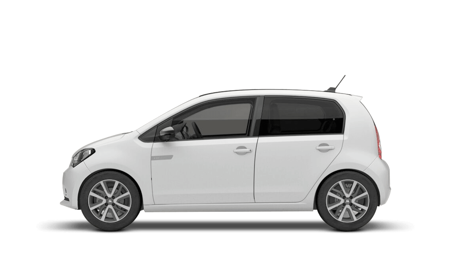 White with Deep Black Roof (Solid) SEAT Mii Electric