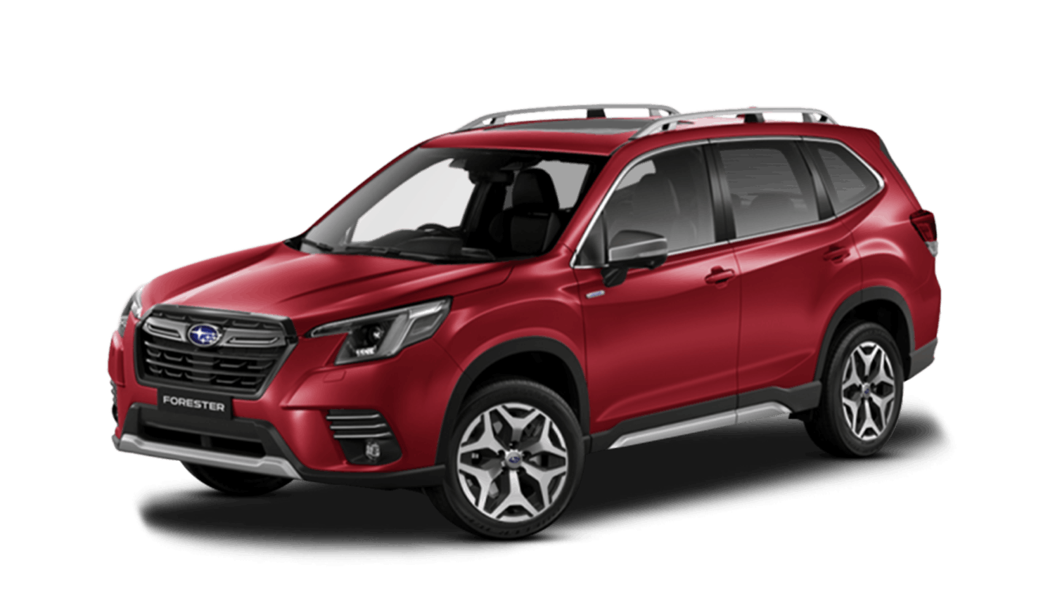 Crimson Red Pearl Subaru Forester E Boxer