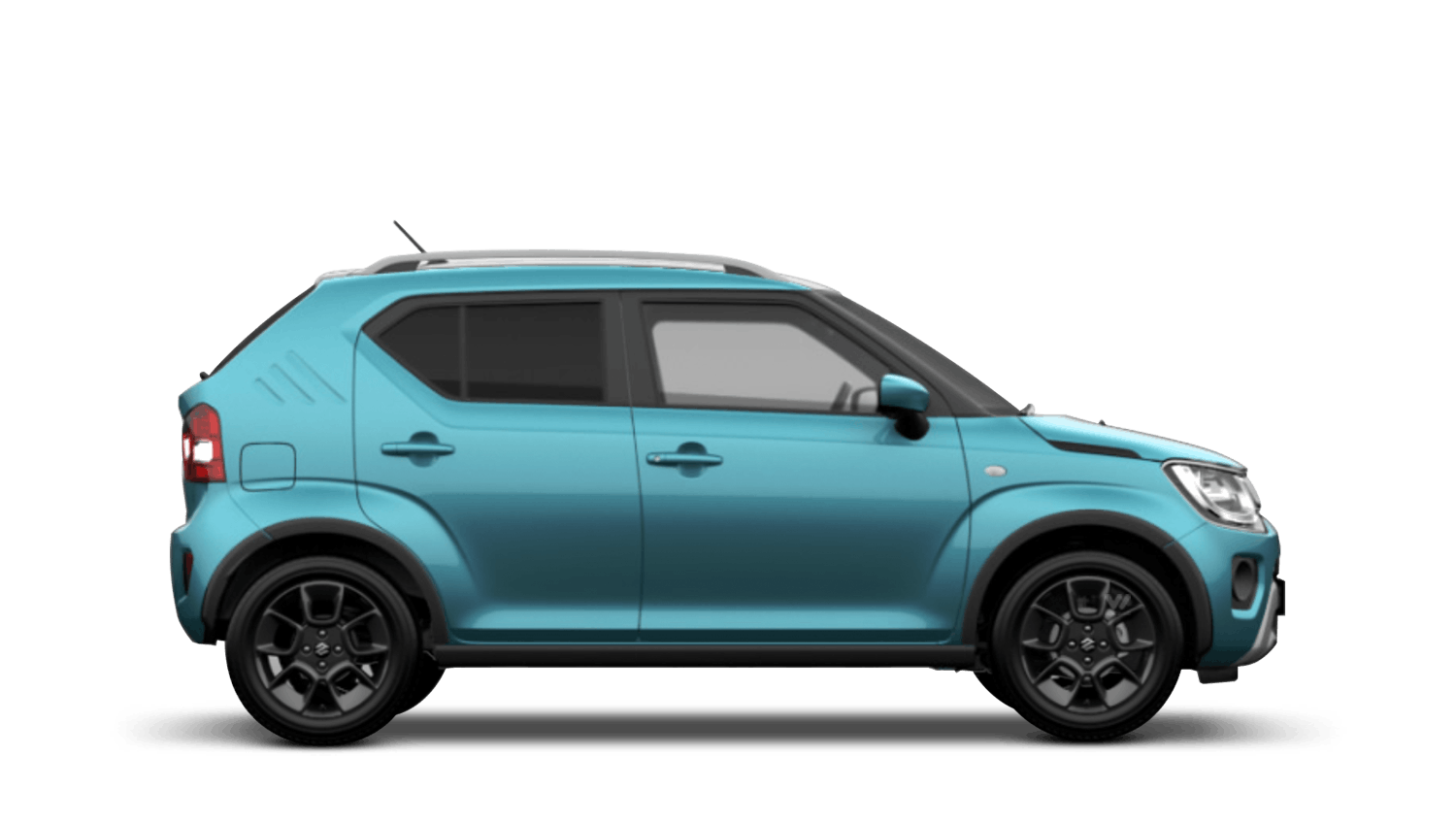Neon Blue with Black Roof (Metallic Dual Tone) Suzuki Ignis