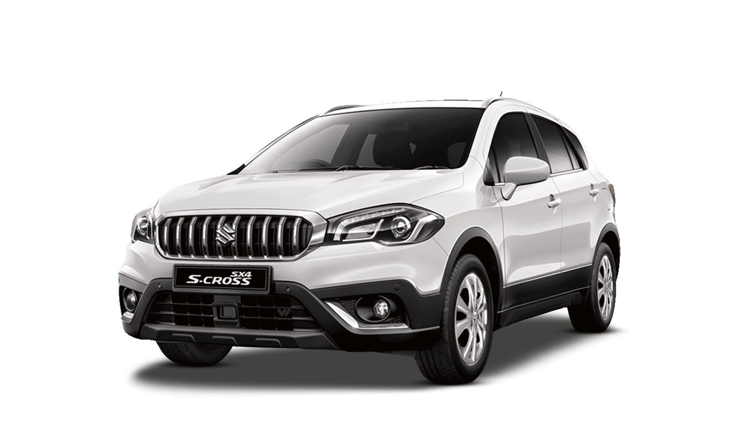 White Suzuki S-Cross