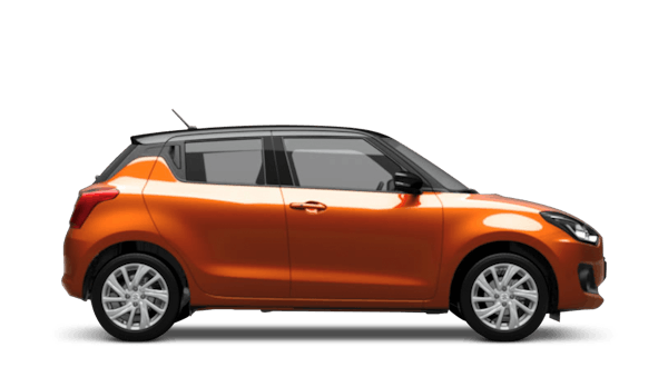 Flame Orange with Super Black Roof (Dual Tone) Suzuki Swift