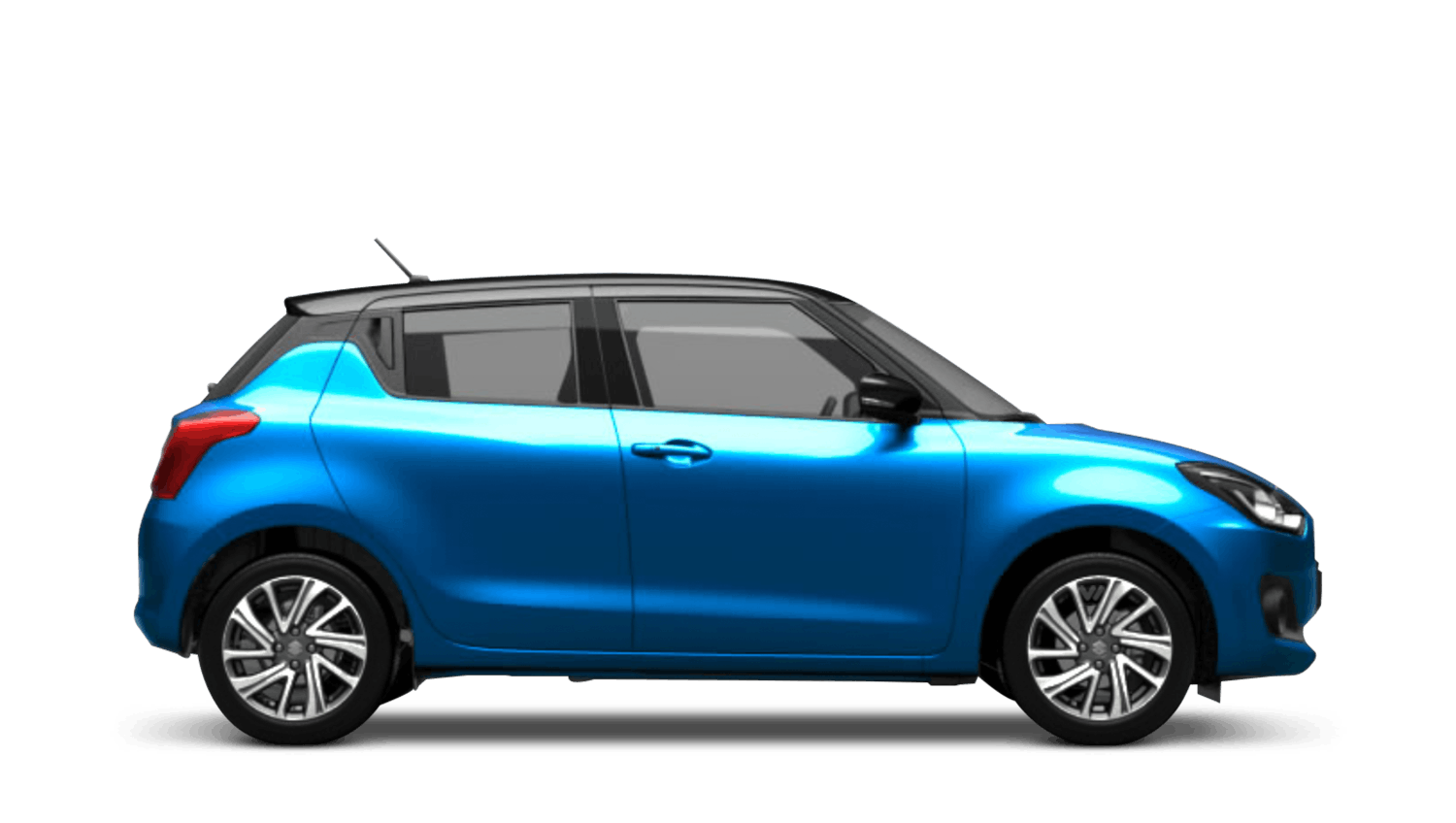 Speedy Blue with Super Black Roof (Dual Tone) Suzuki Swift