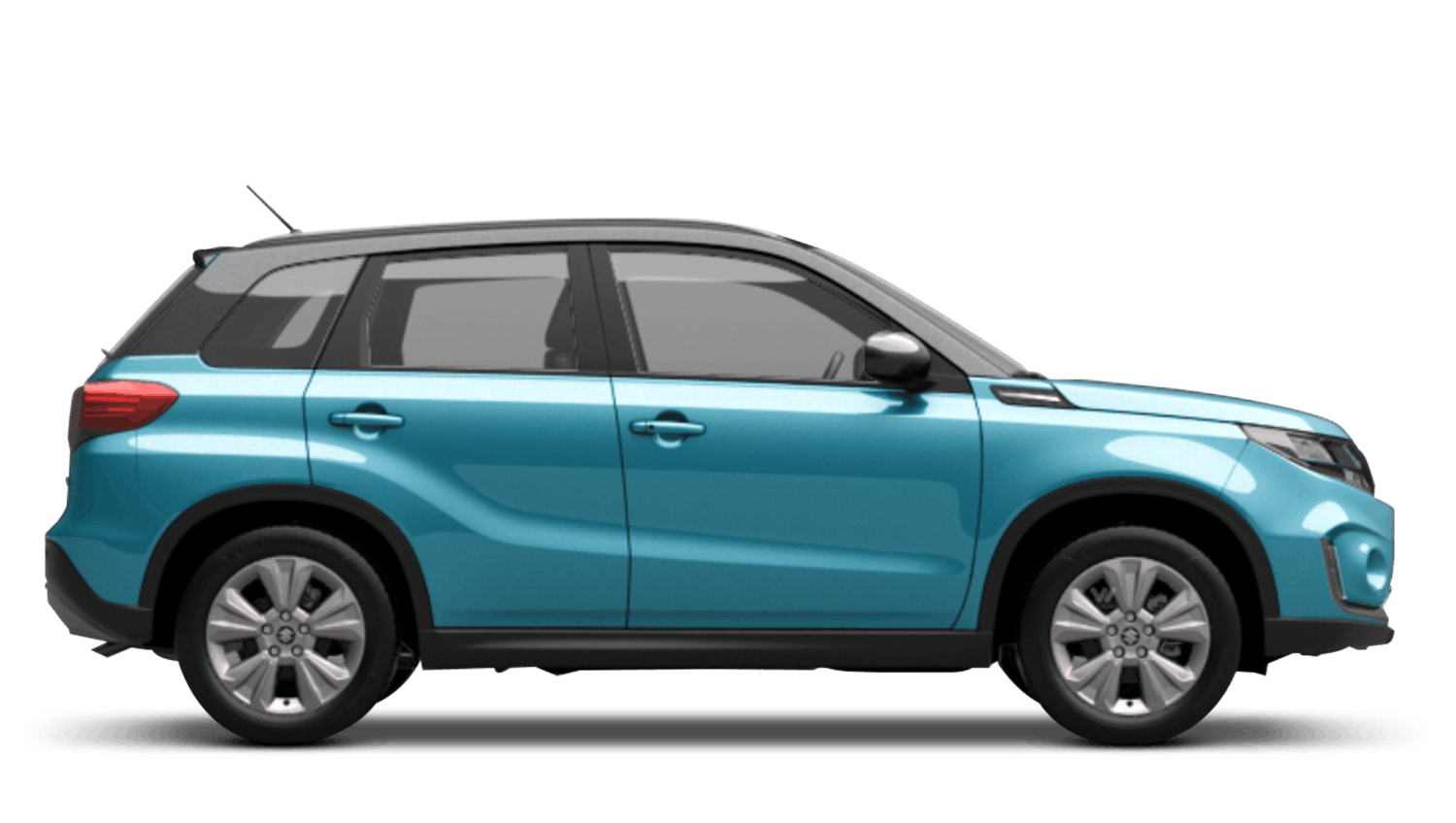 Atlantis Turquoise Pearl Metallic with Cosmic Black Pearl Metallic Roof (Dual Tone) Suzuki Vitara
