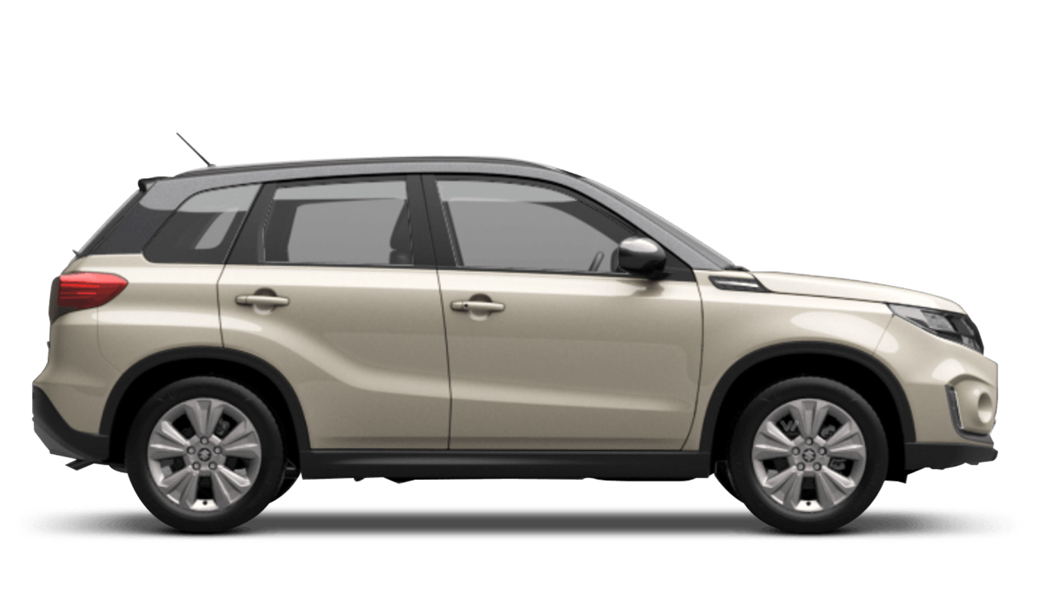 Savannah Ivory Pearl Metallic with Cosmic Black Pearl Metallic Roof (Dual Tone) Suzuki Vitara
