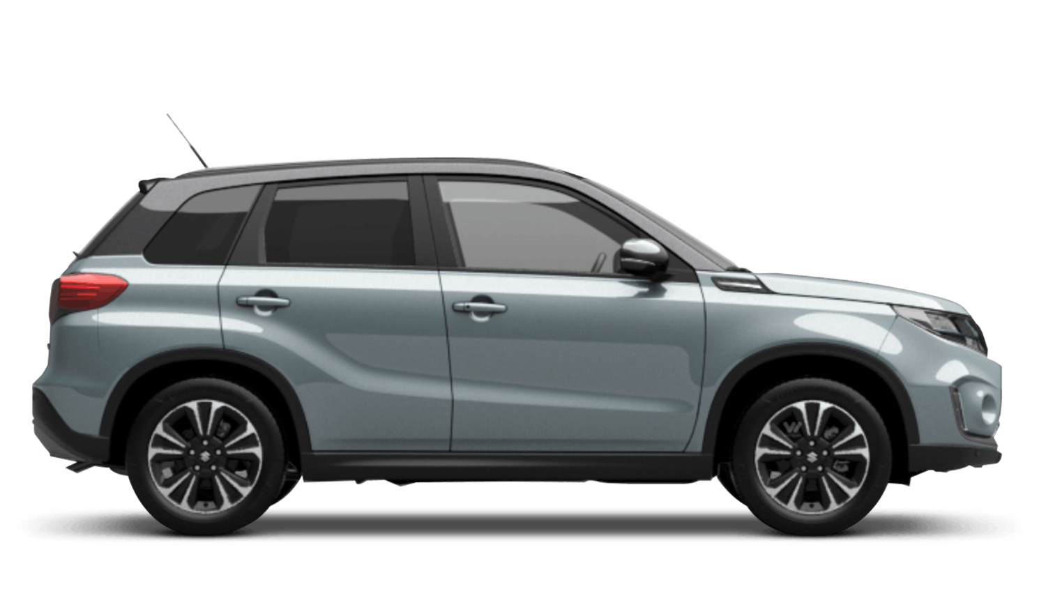 Ice Greyish Blue Metallic with Cosmic Black Pearl Metallic Roof (Dual Tone) Suzuki Vitara