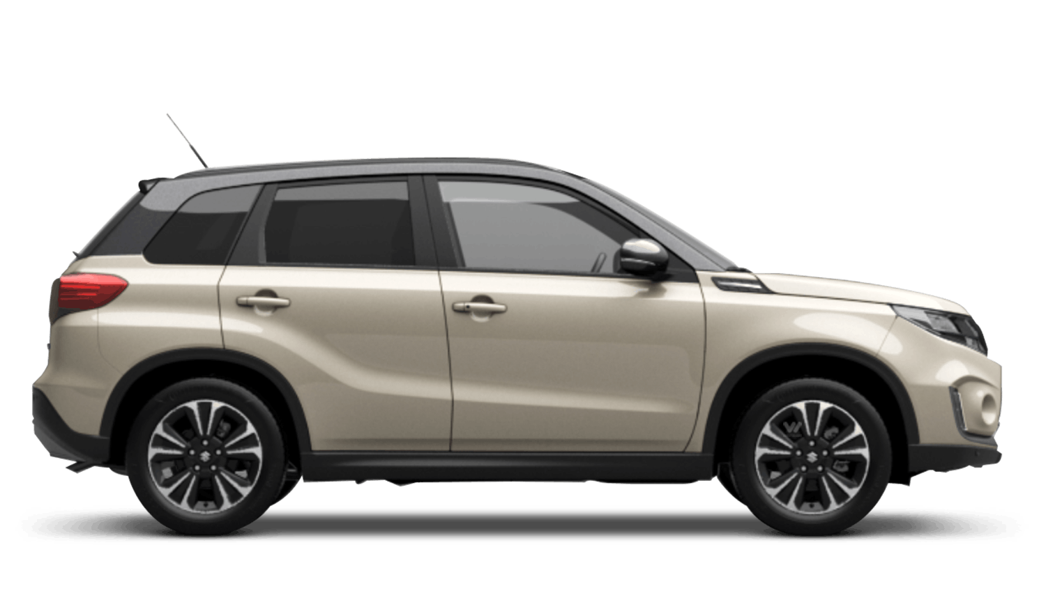 Savannah Ivory Pearl Metallic with Cosmic Black Pearl Metallic Roof (Dual Tone) Suzuki Vitara