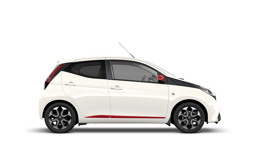 White Flash (Solid) Toyota Aygo