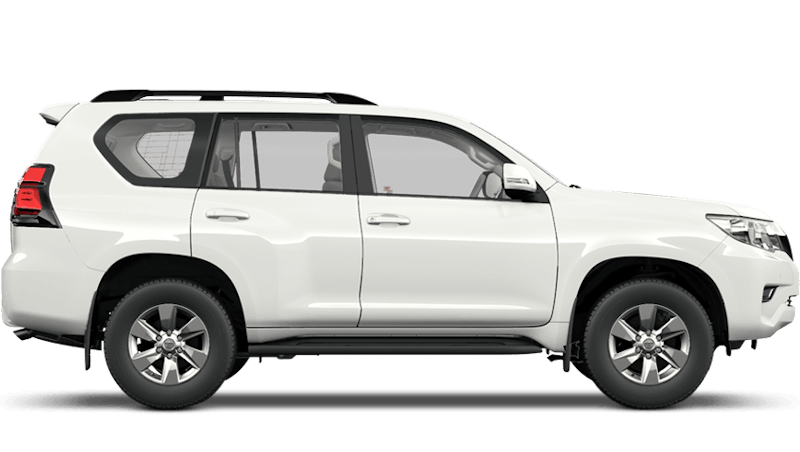 Pure White (Solid) Toyota Land Cruiser