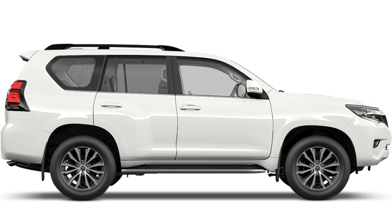 Pure White (Solid) Toyota Land Cruiser