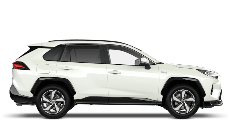 White Pearl (Pearlescent) Toyota RAV4 Plug-in