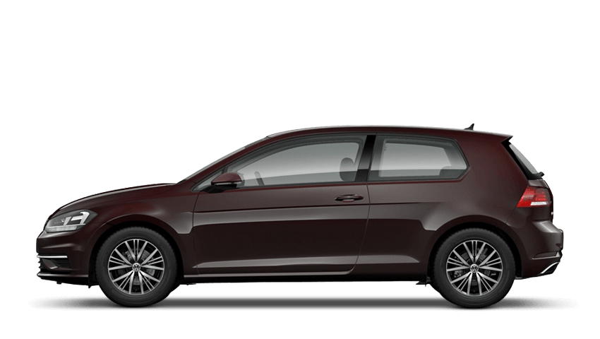 Ruby Black (Metallic / Pearl) Volkswagen Golf
