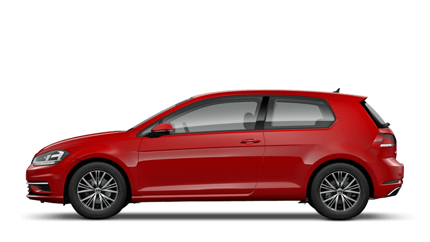 Tornado Red (Solid) Volkswagen Golf