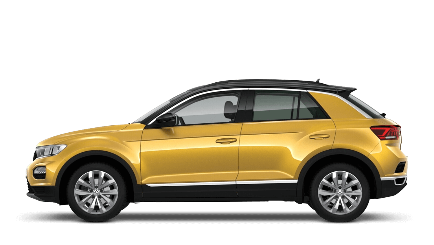 Turmeric Yellow with Black Roof (Metallic / Pearl) Volkswagen T Roc